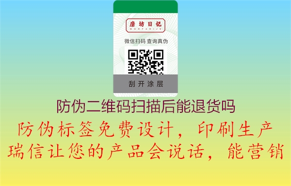 防偽二維碼掃描后能退貨嗎(圖1) 防偽二維碼掃描后能退貨嗎1.jpg