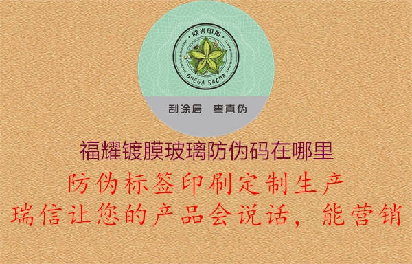 福耀鍍膜玻璃防偽碼在哪里(圖2) 福耀鍍膜玻璃防偽碼在哪里2.jpg